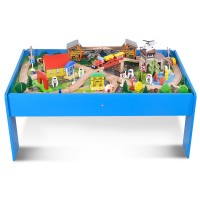 Set trenulete cu masuta si accesorii - Oraselul Sodor - 108 piese